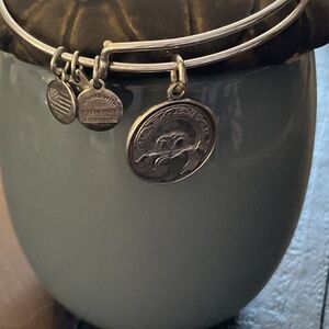 Alex And Ani Claddagh Sterling Silver Bangle